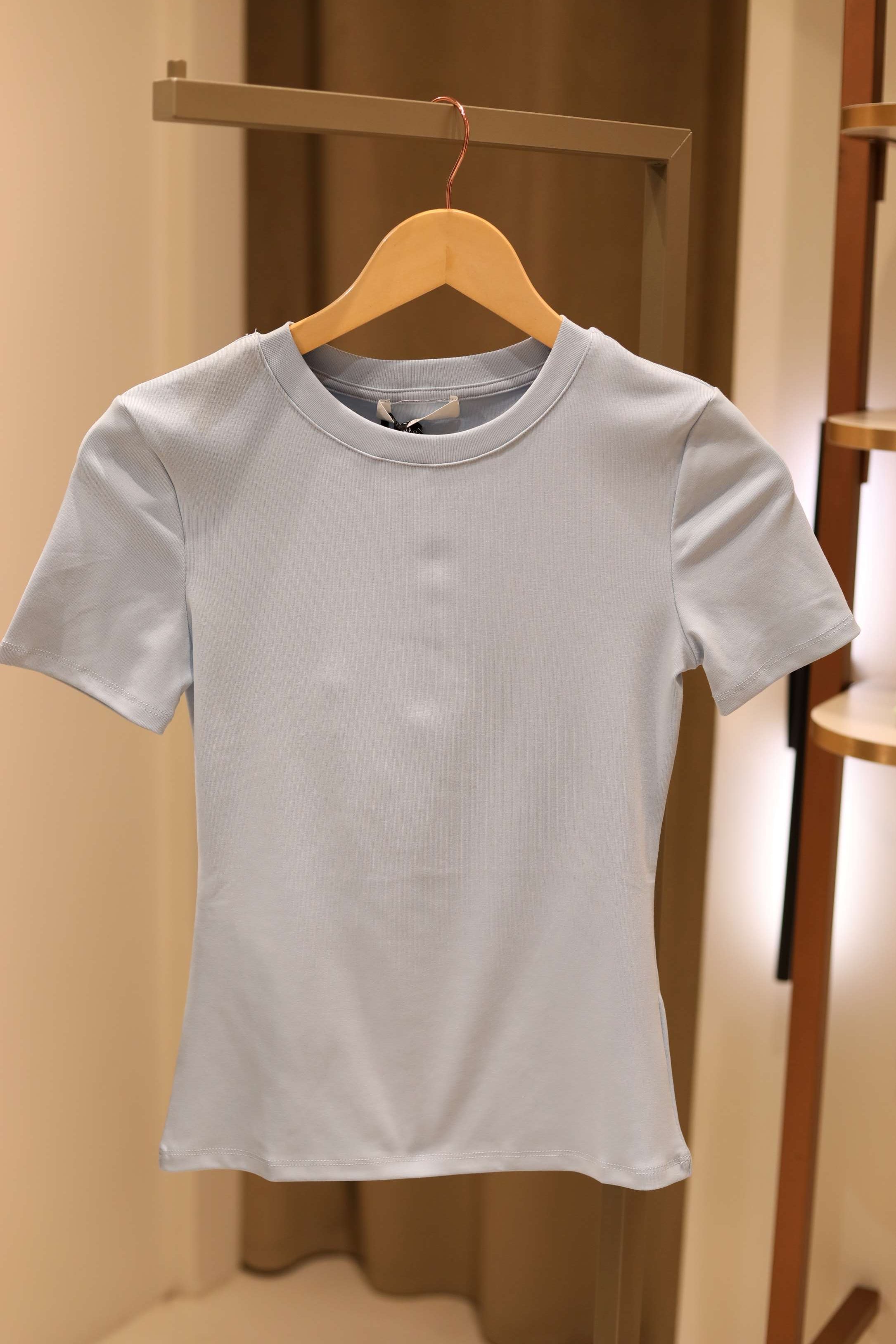 T-SHIRT SLIM BASIC IN COTONE