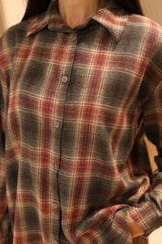 CAMICIA CHECK IN FLANELLA 100% COTONE