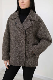 GIACCA MISTO LANA MOTIVO SPIGATO