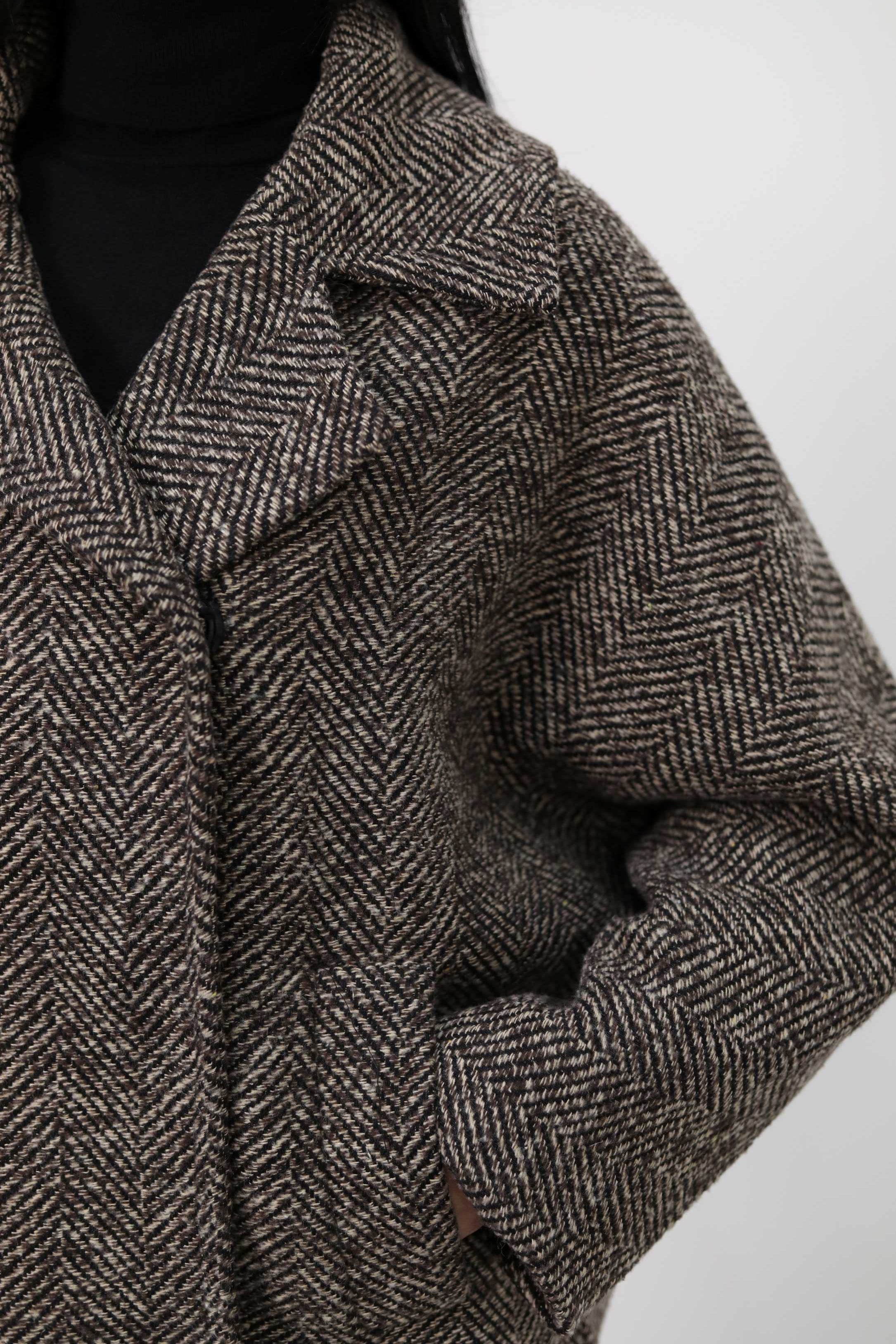 GIACCA MISTO LANA MOTIVO SPIGATO