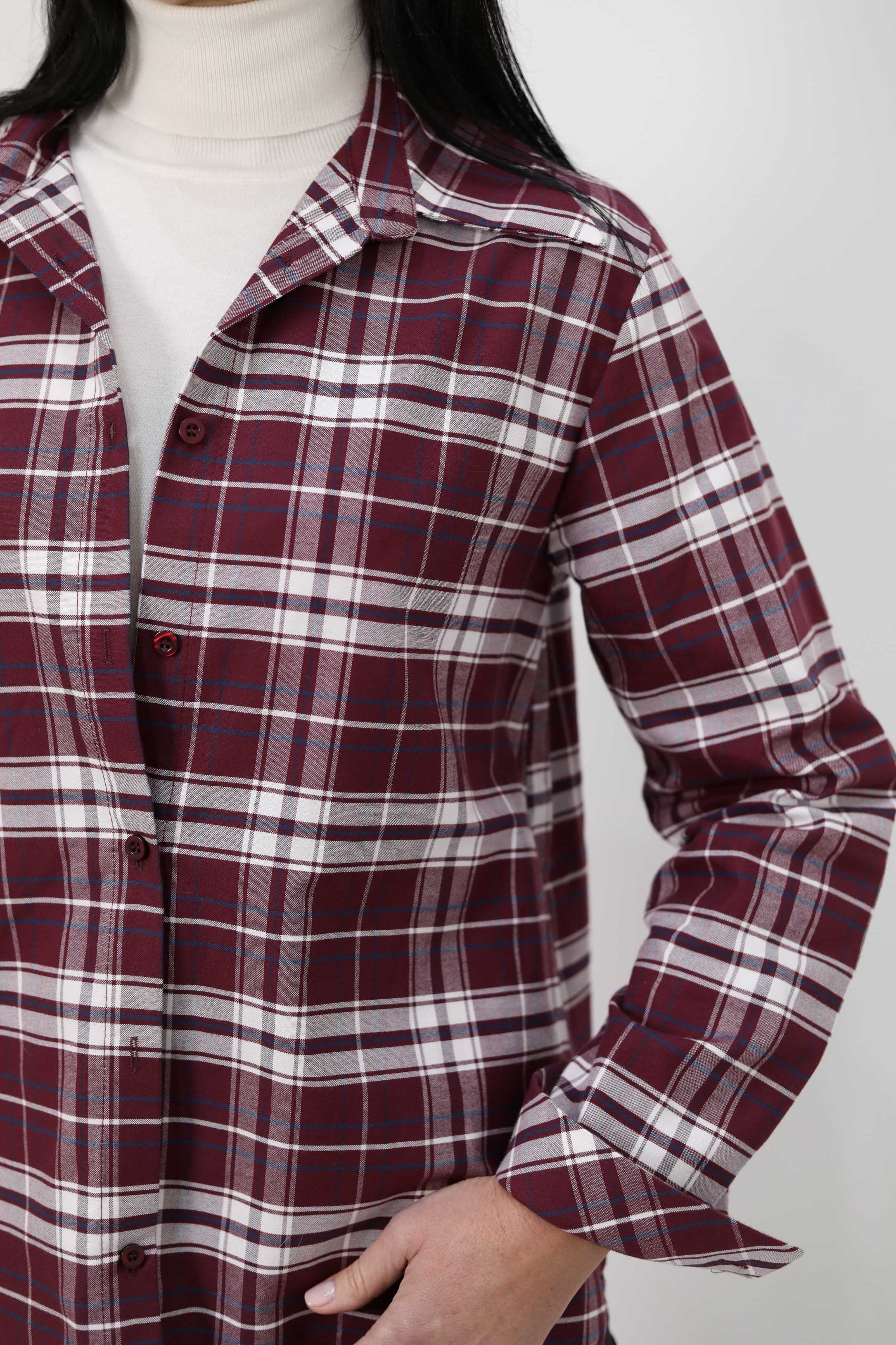 CAMICIA CHECK IN COTONE