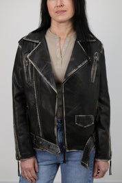 GIACCA BIKER EFFETTO PELLE