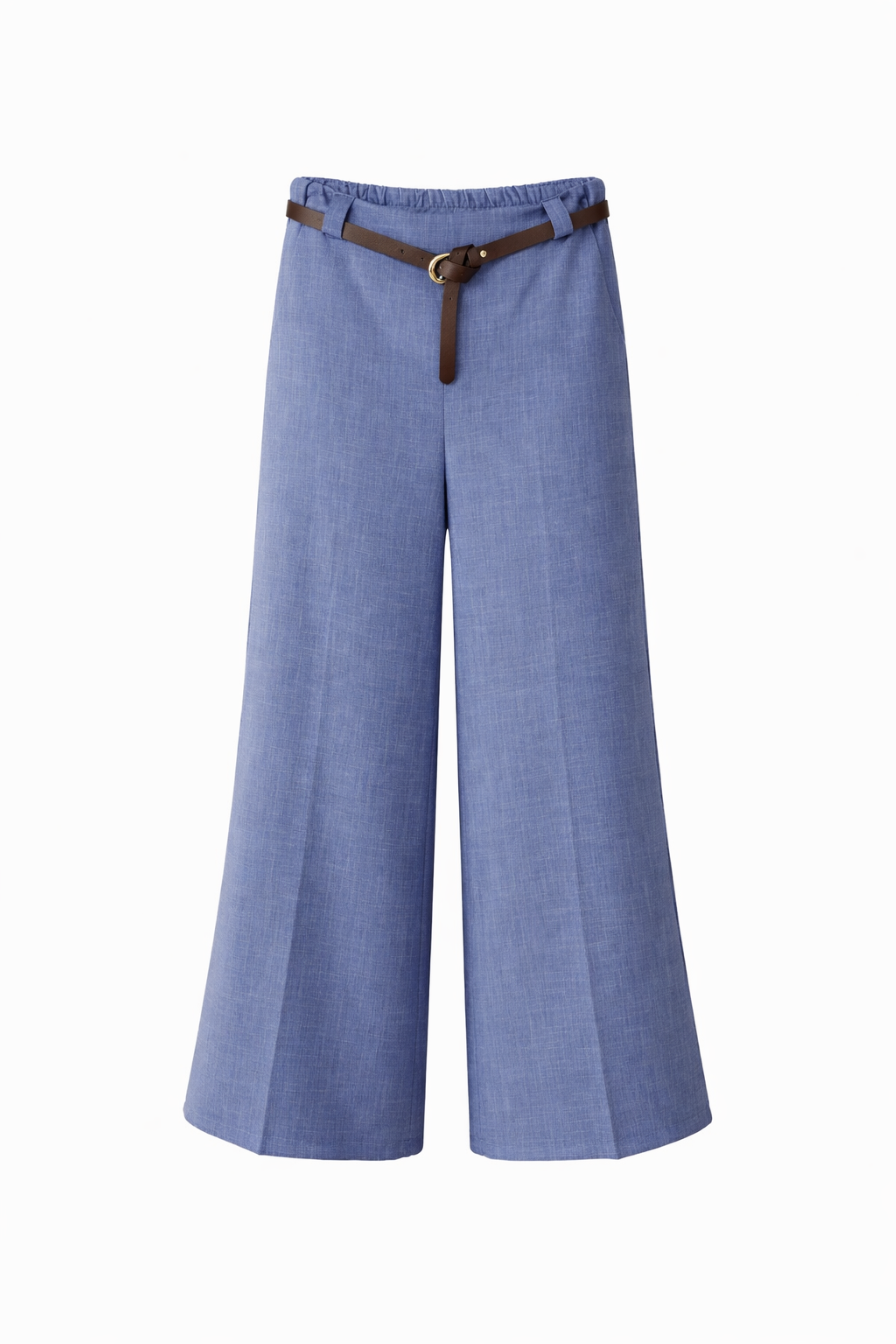 PANTALONE GAMBA LARGA CON CINTURA