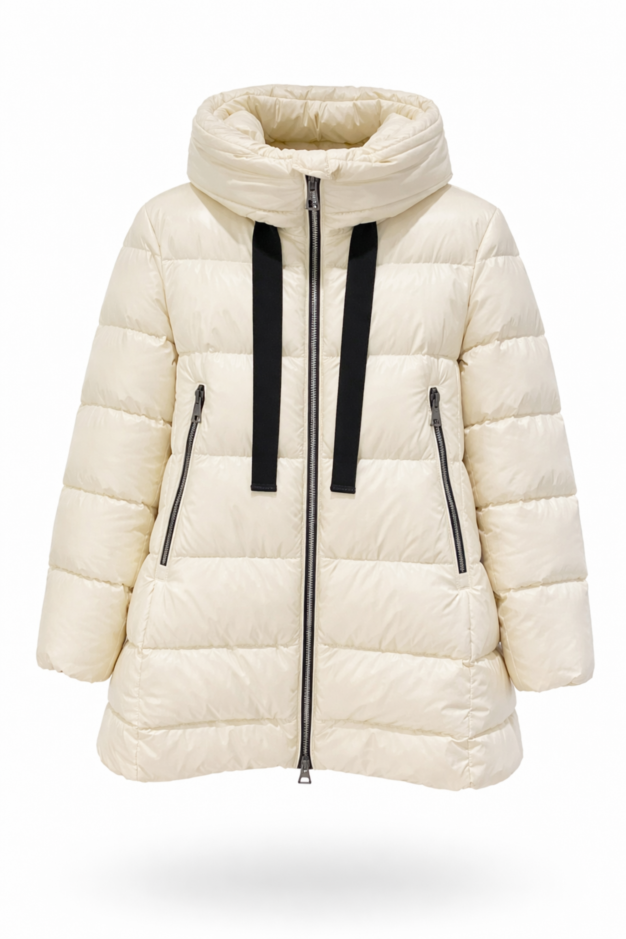 PIUMINO LUNGO CON CAPPUCCIO